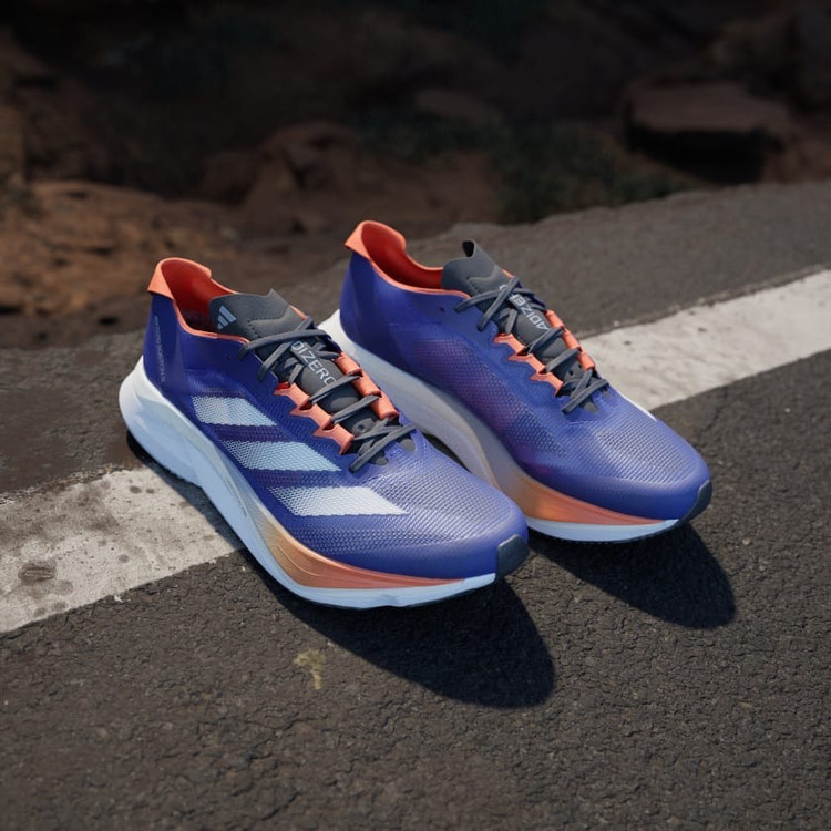 کفش اسپرت رانینگ آبی مدل ADIZERO BOSTON 12 اورجینال برند آدیداس
