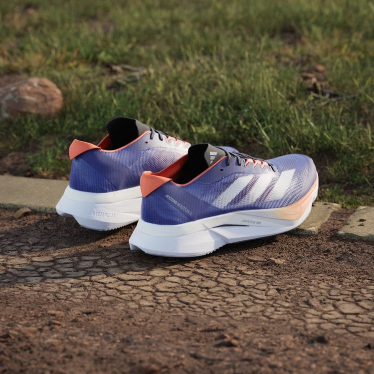 کفش اسپرت رانینگ آبی مدل ADIZERO BOSTON 12 اورجینال برند آدیداس