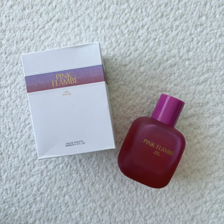 ادکلن زارا مدل پینک فلامبی 100 میل زنانه اورجینال ZARA PINK FLAMBE